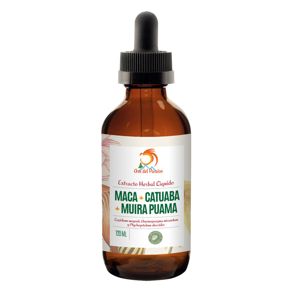 Maca, Catuaba y Muira puama, Extracto Orgánico - Acai Berry Orgánico