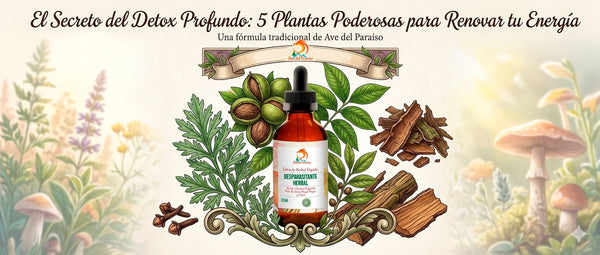 Desparasitante Herbal, El Secreto del Detox Profundo: 5 Plantas para Renovar tu Energía