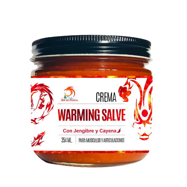 Warming Salve, Pomada Caliente de Jengibre y Cayena. - Acai Berry Orgánico