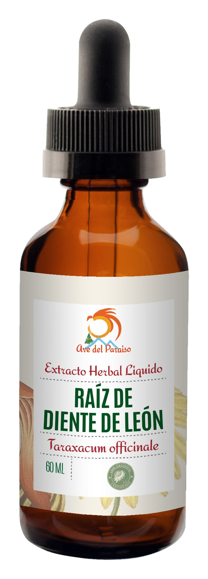 Raíz de Diente de León, Extracto Orgánico 60 ml